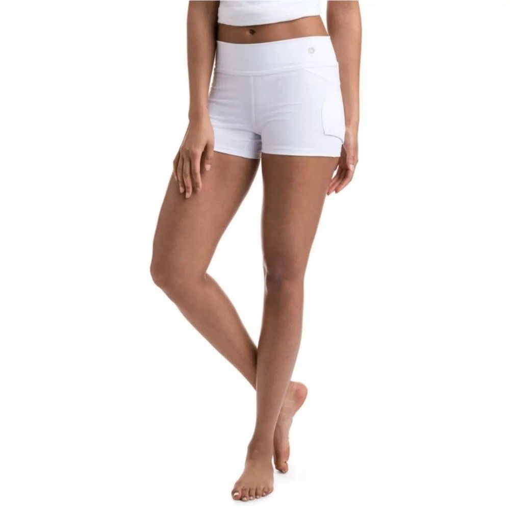 Vineyard Vines Performance White Tennis Shorts Ball Pocket Size XXS Women’s